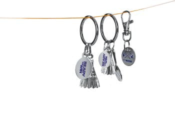 VICTOR Racket & Featherballkeychain